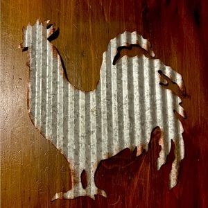 Metal Rooster Wall Decor